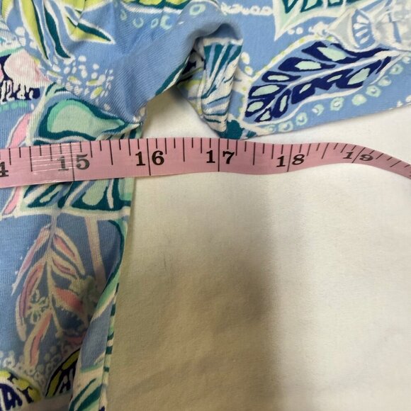Lilly Pulitzer Jessalynn Romper Blue Peri Lapis Lantern L EUC - Picture 8 of 16